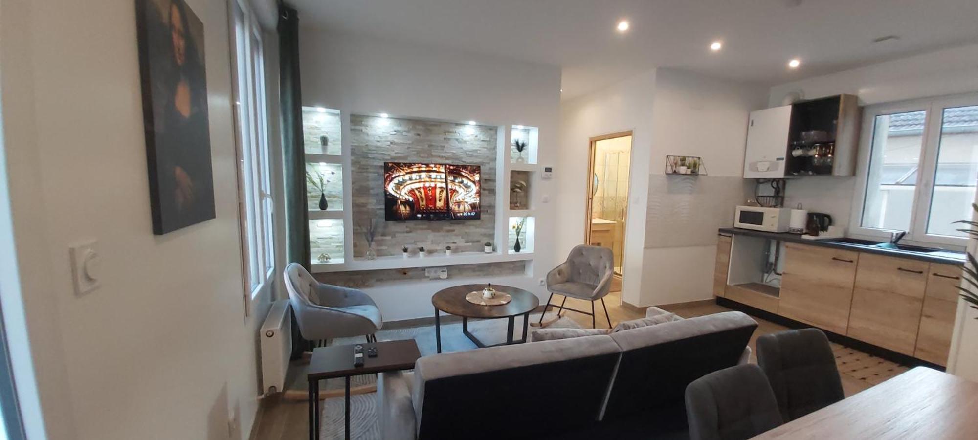 Les Suite Appartement A Chalon Sur Saone 客房 照片